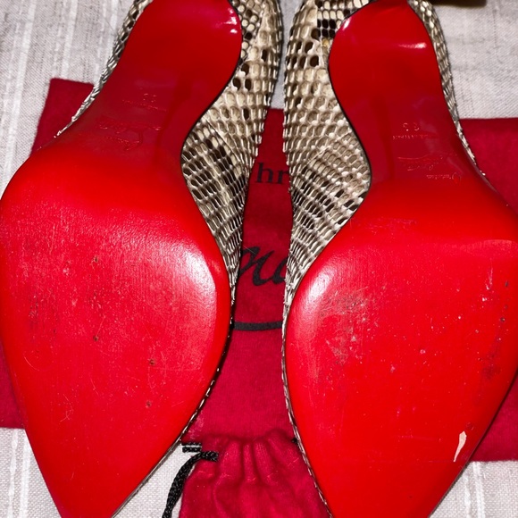 Christian Louboutin Python Pumps100 mm - Picture 3 of 11